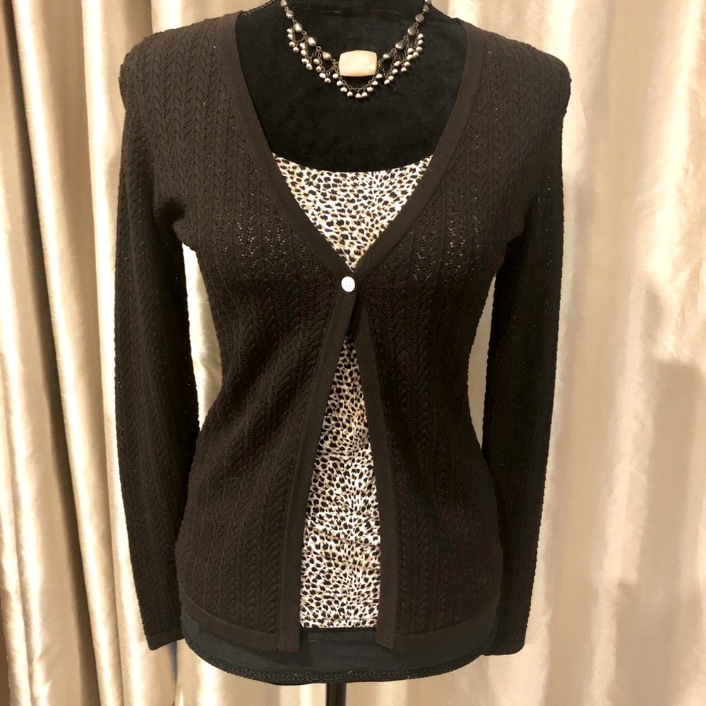 Banana Republic brown cardigan